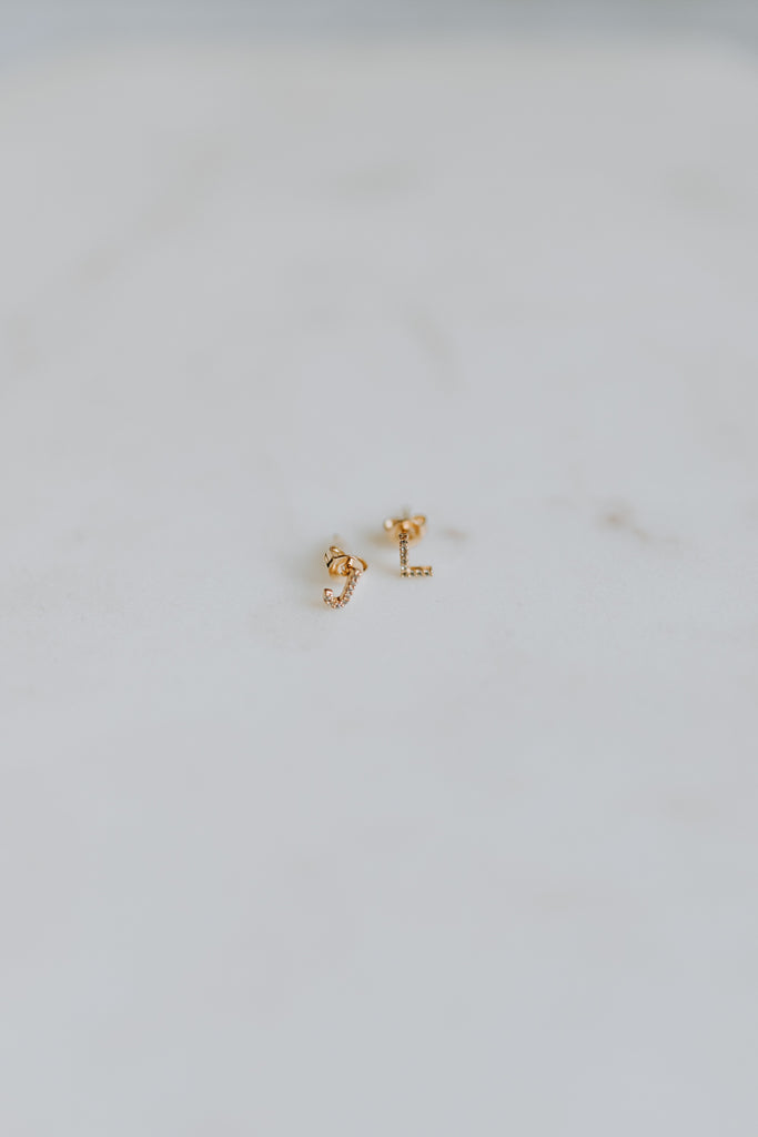 Initial Earring Set