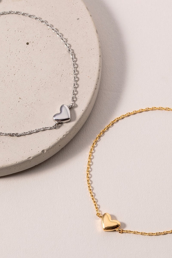 Heart Bracelet - Silver