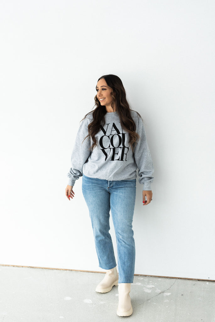 Vancouver Graphic Sweatshirt - Grey