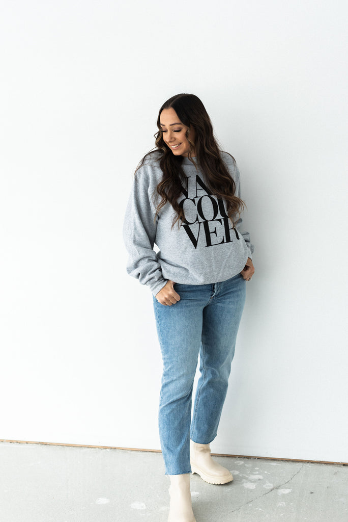 Vancouver Graphic Sweatshirt - Grey