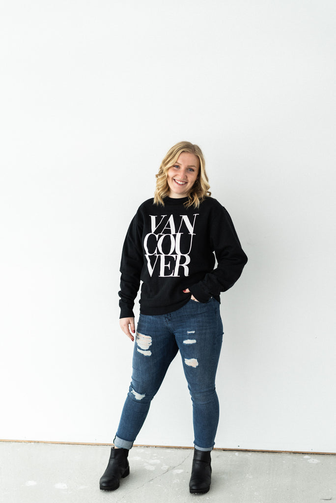 Vancouver Graphic Sweatshirt - Black