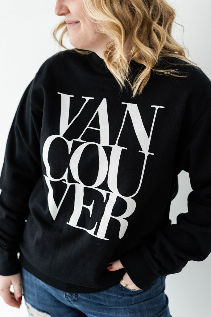 Vancouver Graphic Sweatshirt - Black