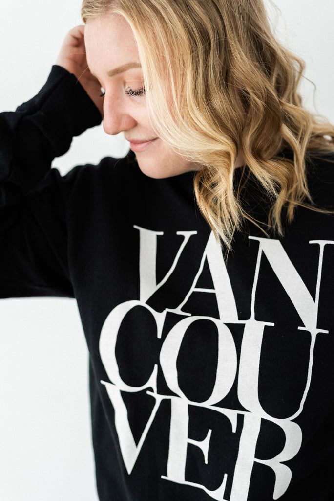Vancouver Graphic Sweatshirt - Black
