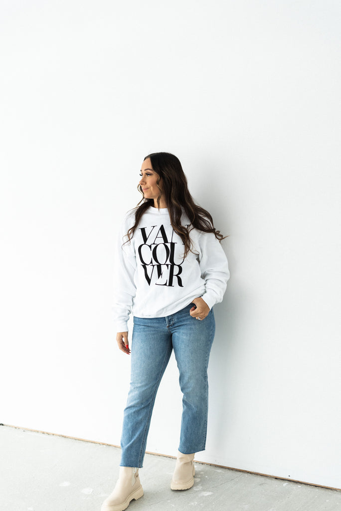 Vancouver Graphic Sweatshirt - White