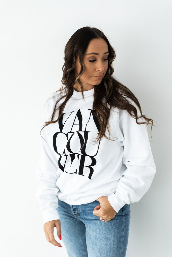 Vancouver Graphic Sweatshirt - White