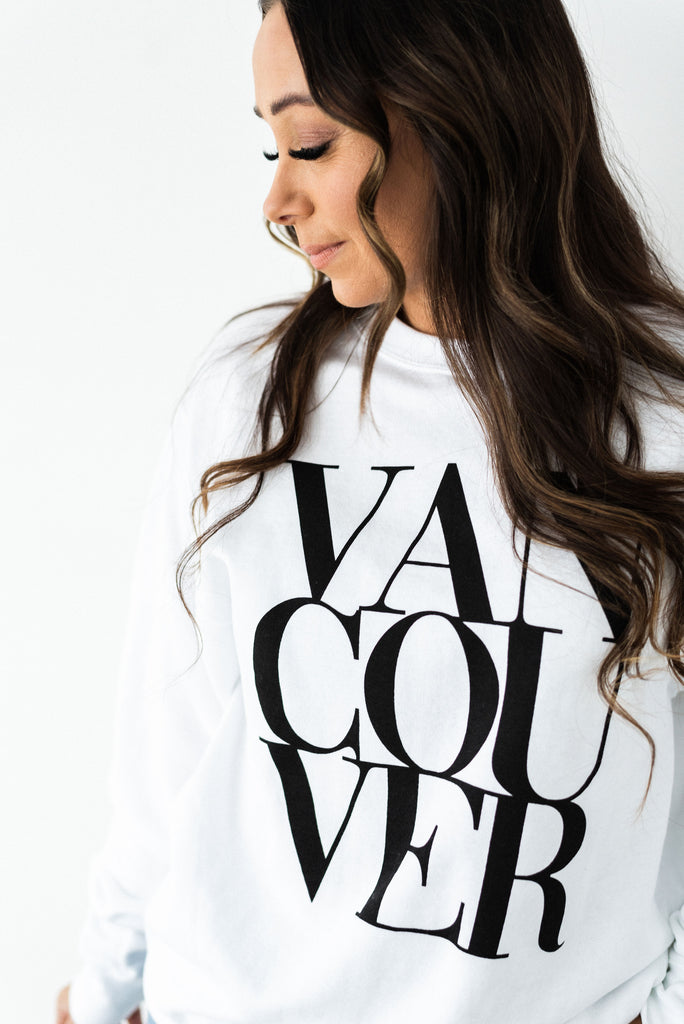 Vancouver Graphic Sweatshirt - White