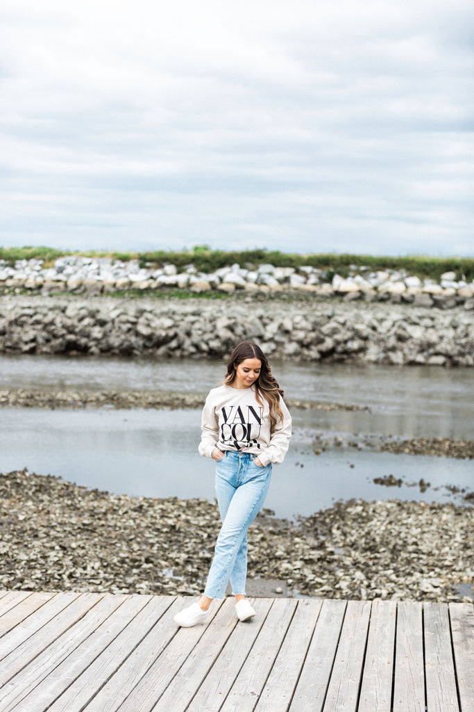 Vancouver Graphic Sweatshirt - Sand