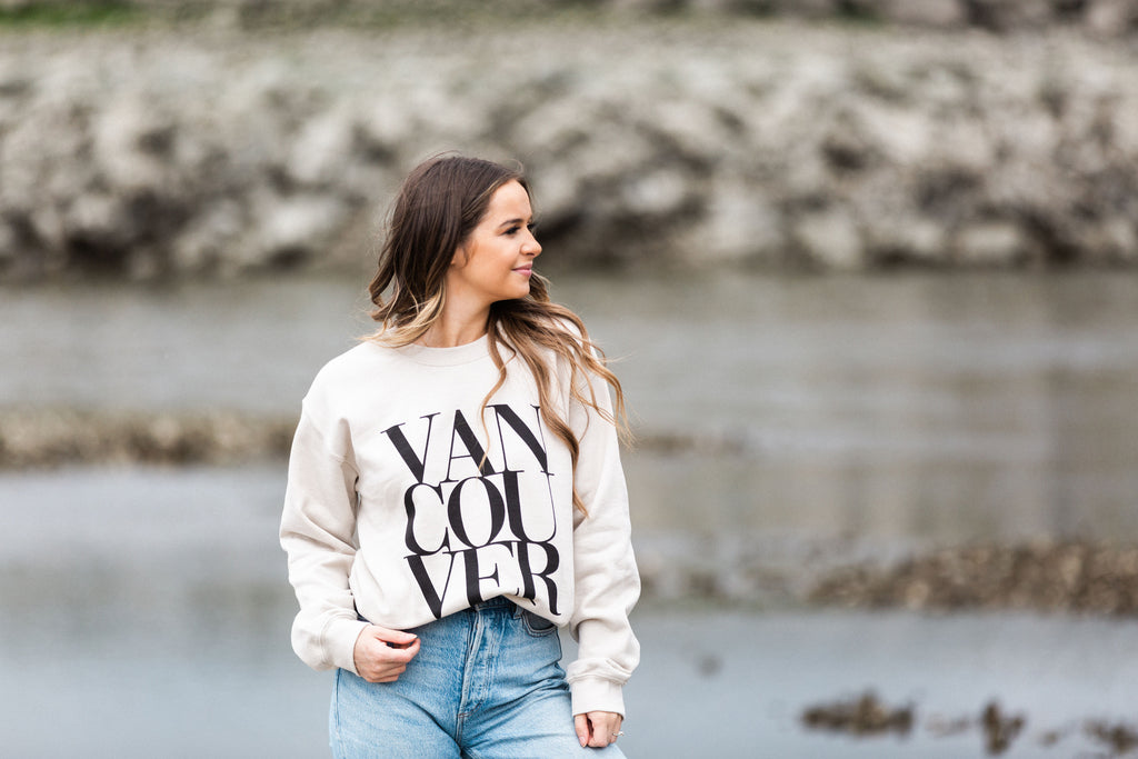 Vancouver Graphic Sweatshirt - Sand