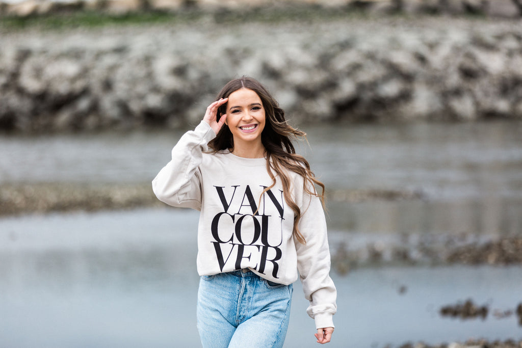 Vancouver Graphic Sweatshirt - Sand