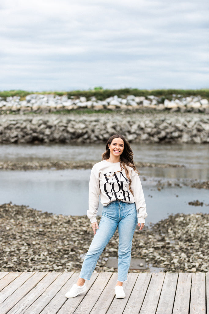 Vancouver Graphic Sweatshirt - Sand