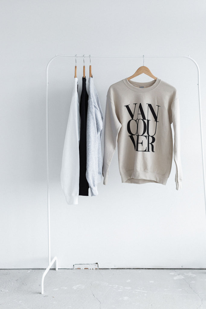 Vancouver Graphic Sweatshirt - Sand