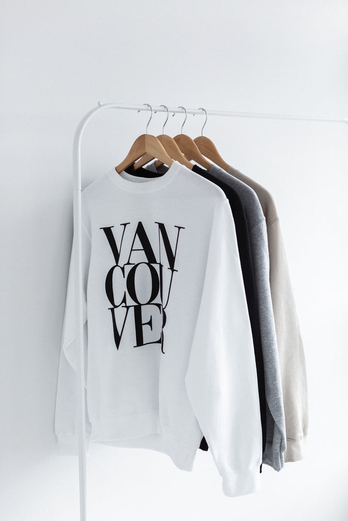 Vancouver Graphic Sweatshirt - White