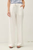 Linen Pant With Straight Leg - White