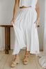 Bubble Top & Skirt Set - White