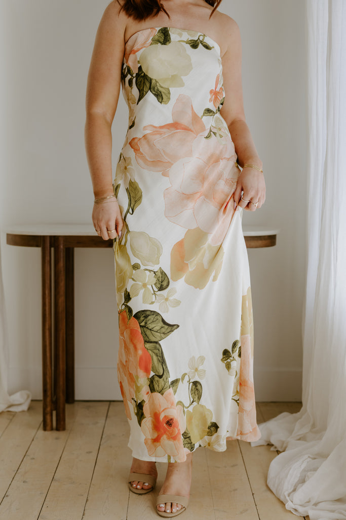 Tube Maxi with Cowl Back - Pink