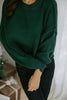 Exposed Seam Sweater - Green