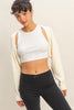 The Cropped Ballet Shrug - Cream