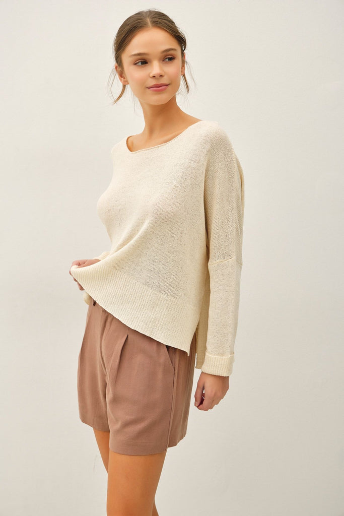 Linen Shorts With Pockets - Cocoa