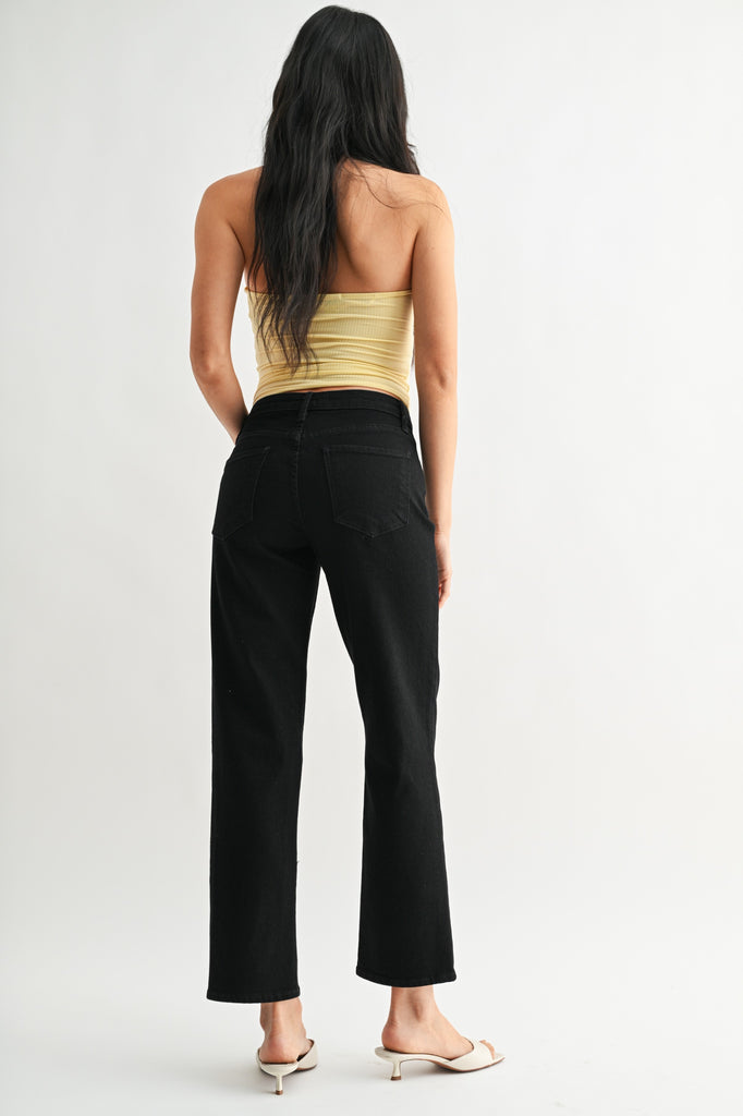 Stretchy Straight - Black