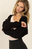 The Cropped Ballet Shrug - Black