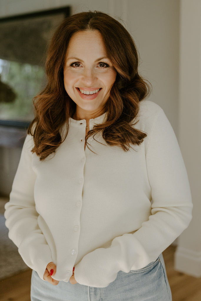 Classic and Simple Cardi - Cream