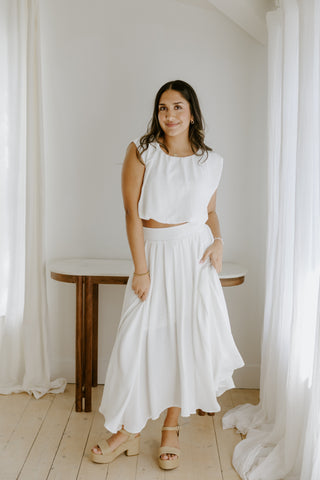 Tube Maxi with Cowl Back - Pink