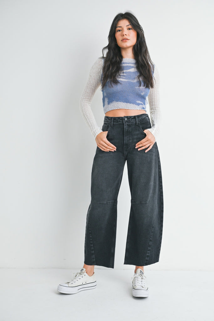 Barrel Denim - Washed Black