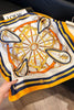 Equestrian Inspired Scarf - Orange