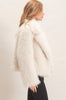 The Elevated Classic Faux Fur Jacket - Cream