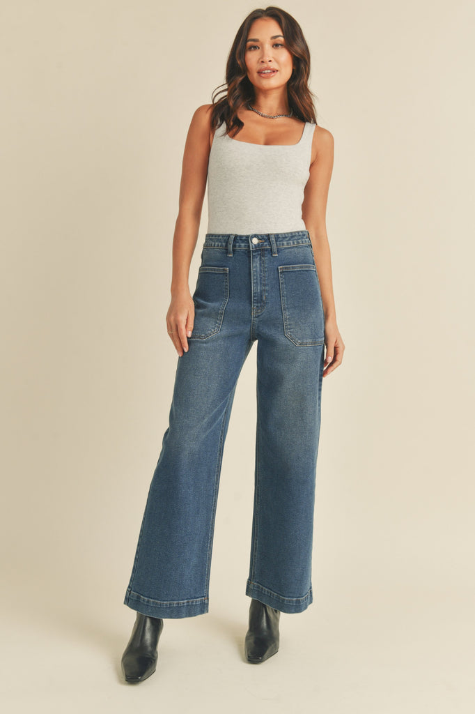 The Utility Pant - Dark Denim