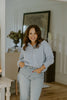 Lightweight Button Up Cardigan - Sky Blue