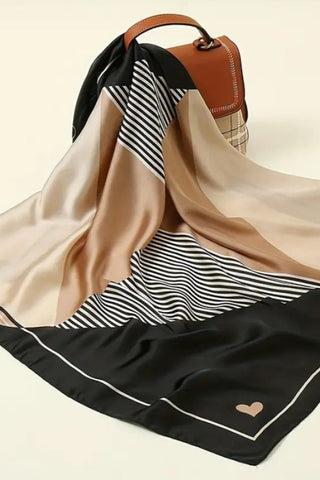 Black & White Polka Dot Scarf
