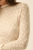 In Bloom Sheer Shirt - Cream