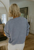 Lightweight Button Up Cardigan - Heather Blue