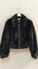 Cozy Luxe Faux Fur Jacket - Black