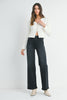 Palazzo Long Jean - Washed Black