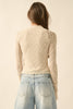 In Bloom Sheer Shirt - Cream