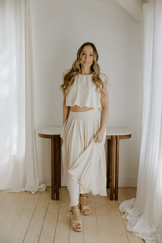 Tube Maxi with Cowl Back - Pink