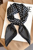 Black & White Polka Dot Scarf