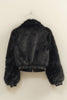 Cozy Luxe Faux Fur Jacket - Black