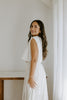 Bubble Top & Skirt Set - White