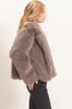 The Elevated Classic Faux Fur Jacket - Brown