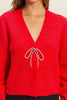 The Holiday Cardigan - Red