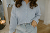 Lightweight Button Up Cardigan - Sky Blue