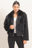 The Elevated Classic Faux Fur Jacket - Black