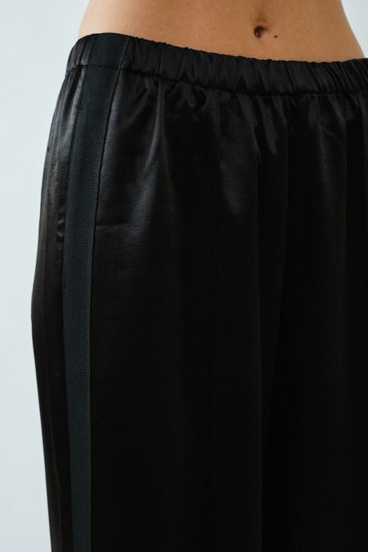 Satin Tux Pant - Black