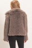 The Elevated Classic Faux Fur Jacket - Brown