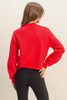 The Holiday Cardigan - Red
