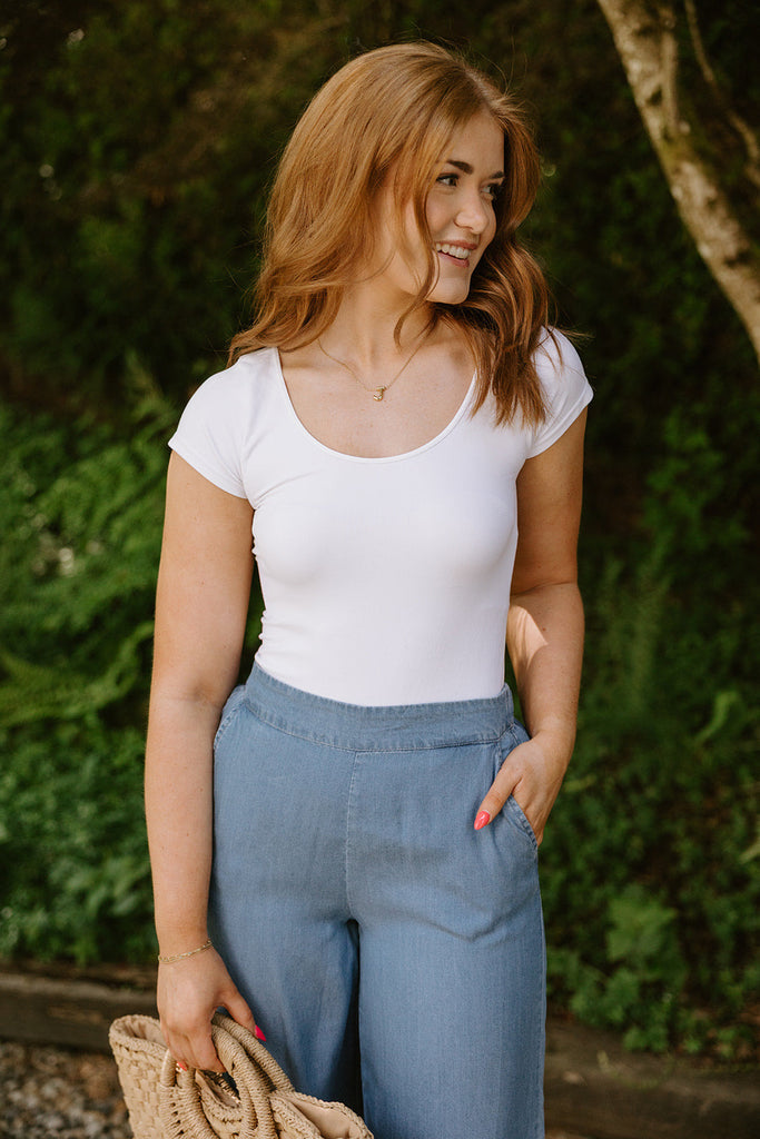 Wide Leg Tencel Culotte