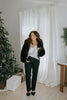 Cozy Luxe Faux Fur Jacket - Black
